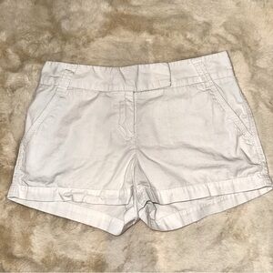 Women’s White Jcrew Chino Shorts
